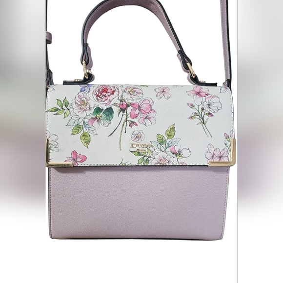 DUNE LONDON Floral Lavendar Handbag/Satchel/Crossbody - Picture 5 of 9